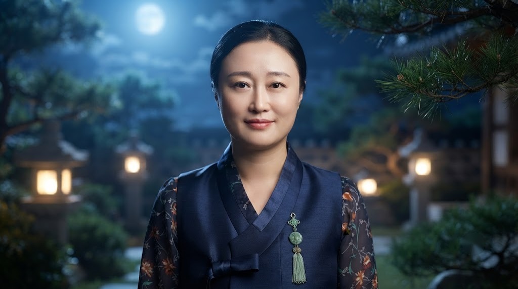 부산 기장 일광 송화무 신당에서 인터뷰하는 모습